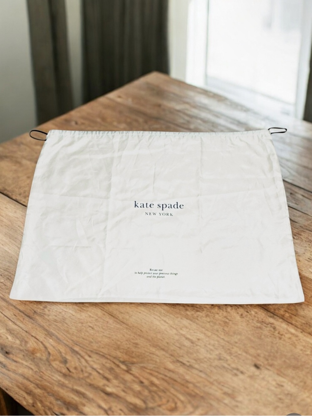 Kate Spade Large White Dust Bag